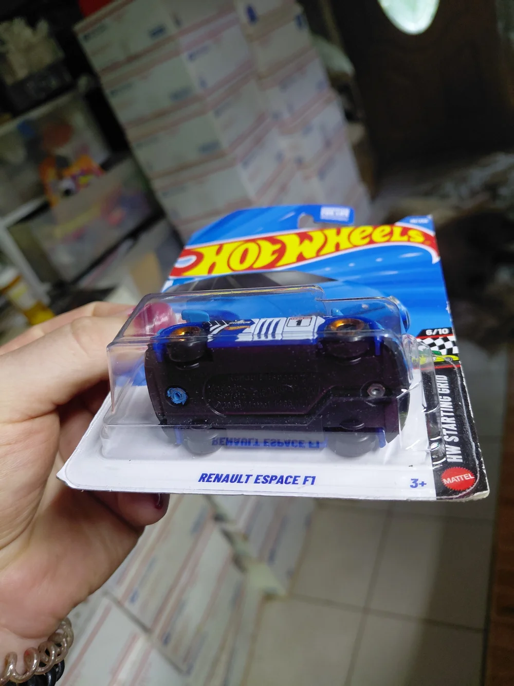 blue Hot Wheels Renault Espace F1 is part of the 2026 mainline collection, numbe